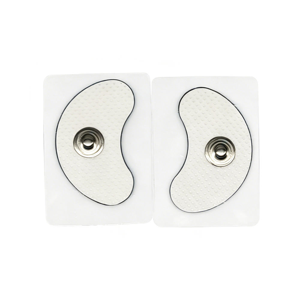 Almofadas de eletrodo TENS/EMS em forma de crescente
