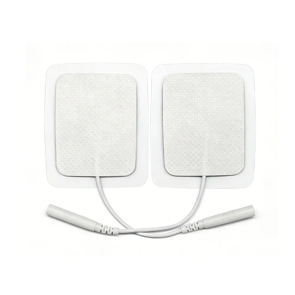 Almofadas de eletrodo autoadesivas TENS/EMS (conector de pino de 2,0 mm)