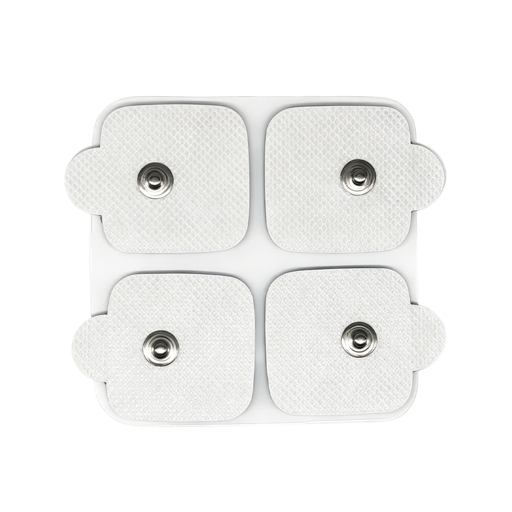 Almofadas de eletrodo quadradas TENS/EMS com abas de puxar