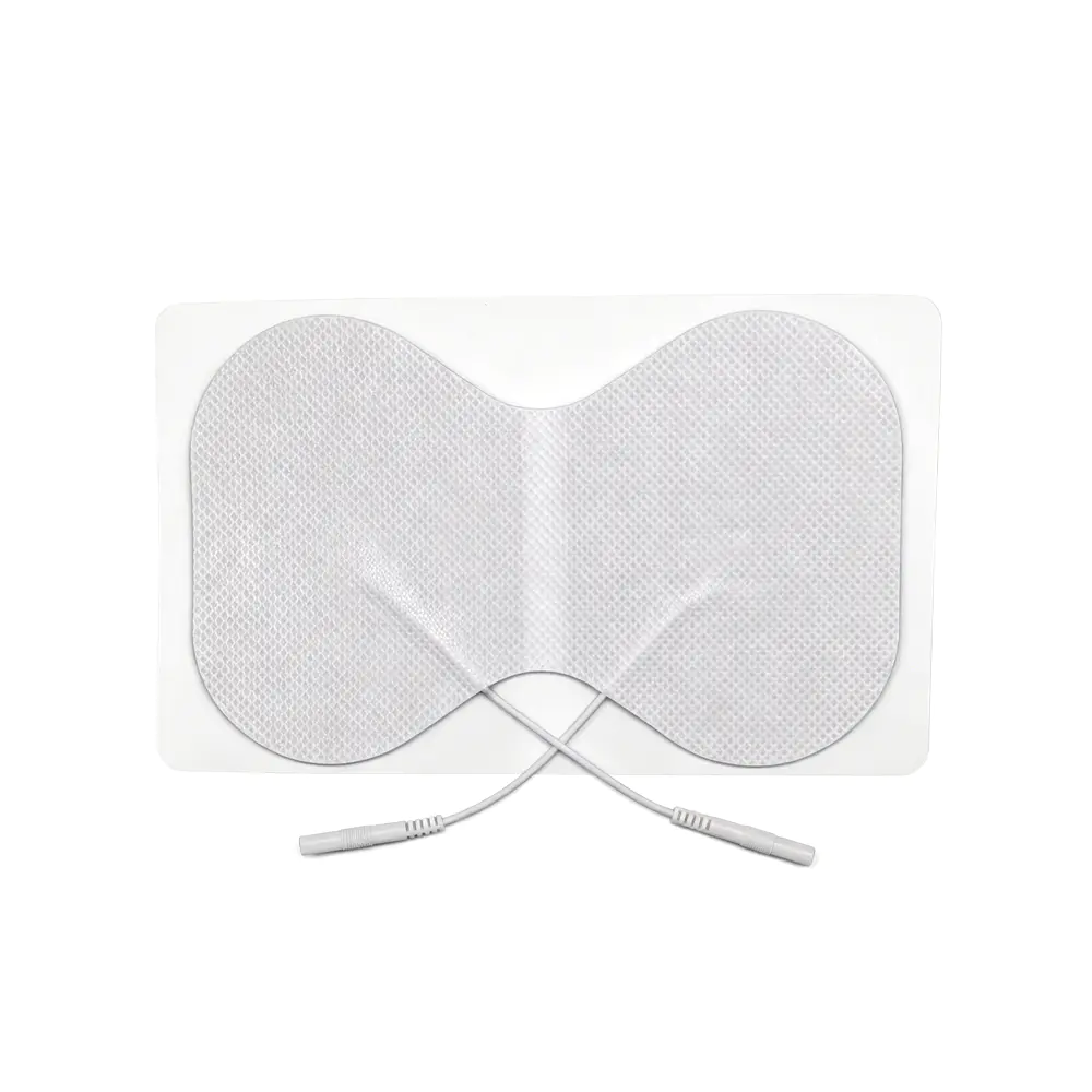 Grande almofada de eletrodo TENS/EMS em forma de borboleta