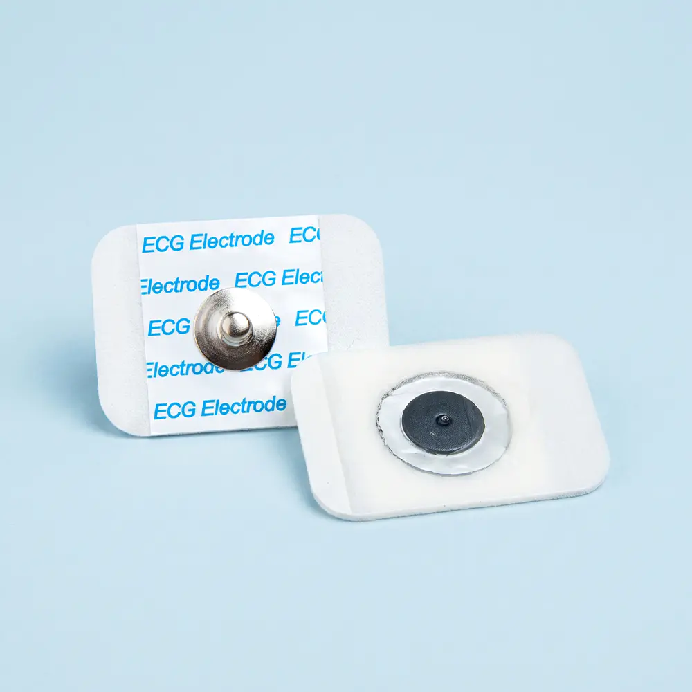 elétrodo descartável da pressão ECG da espuma de 25*35mm para a monitoração adulta de ECG
