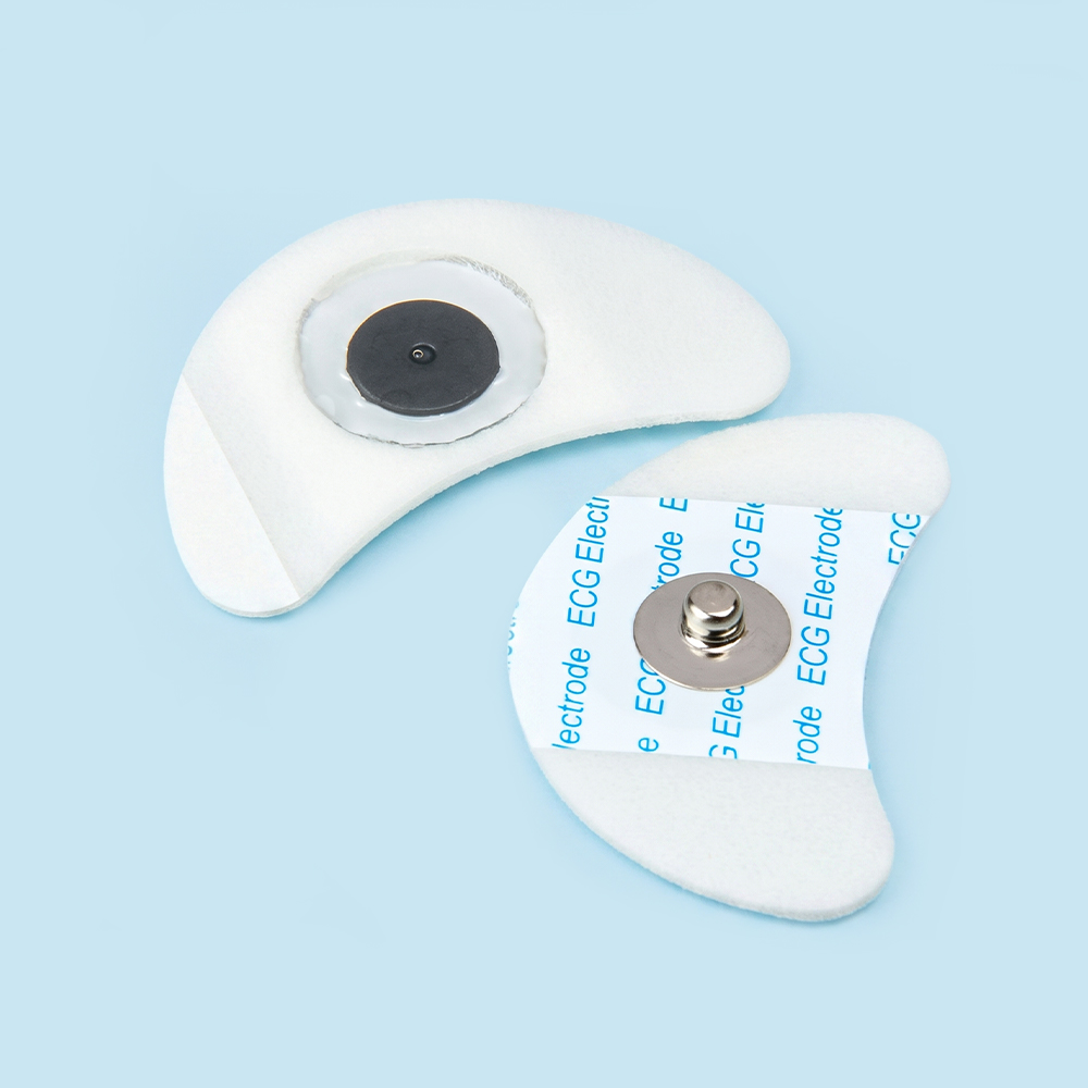elétrodos crescentes descartáveis ​​de 26*42mm ECG