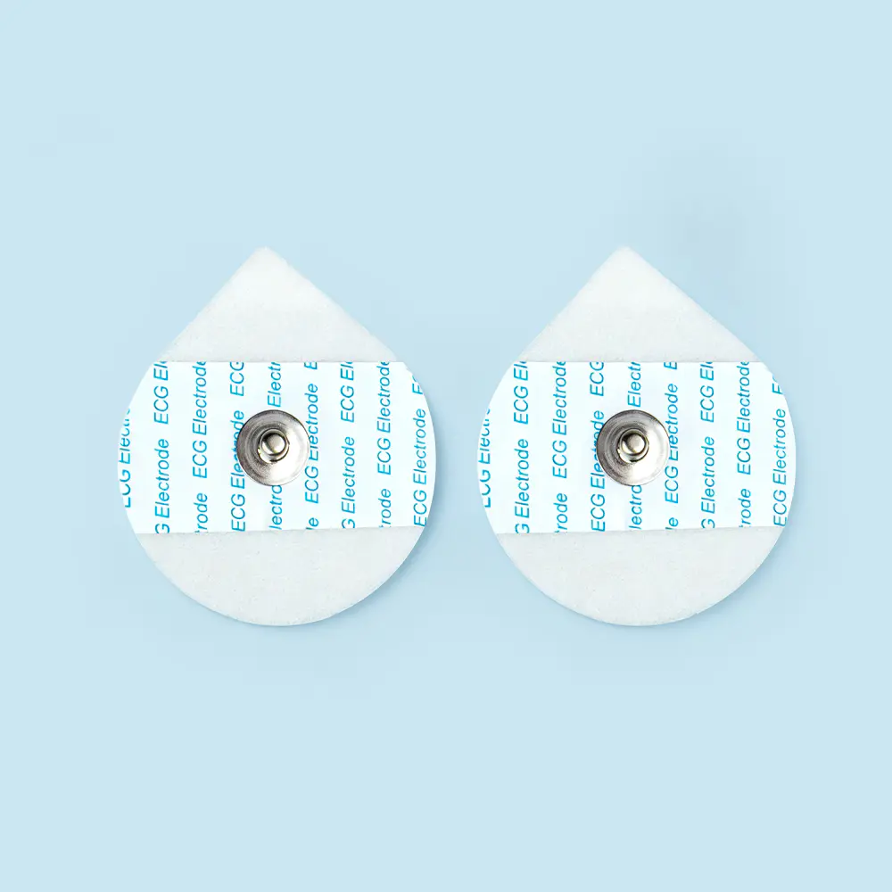 elétrodos descartáveis ​​da espuma ECG da forma da lágrima de 43*50mm