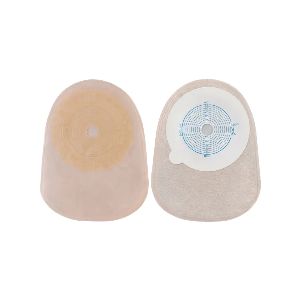 Bolsa de ostomia fechada de uma peça